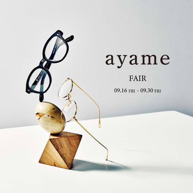 9/16(金)より、ayame POPUPを開催します！