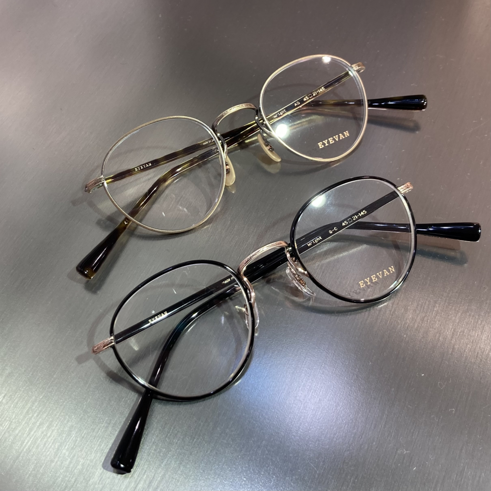 SALE正規品 未使用 EYEVAN アイヴァン メガネフレーム Wright ライト ボストン コンビ 日本製 G ゴールド メガネ 眼鏡  サングラス50015442：ＣＬＡＳＳＩＣ