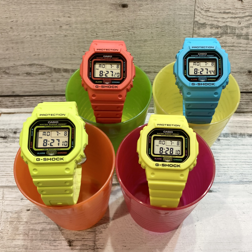 チックタック【G-SHOCK】鮮やかなカラーが目をひくENERGY  PACK のご紹介。